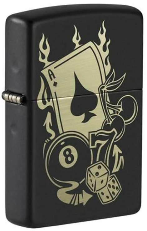 Brichetă  Zippo - Gambling Design
