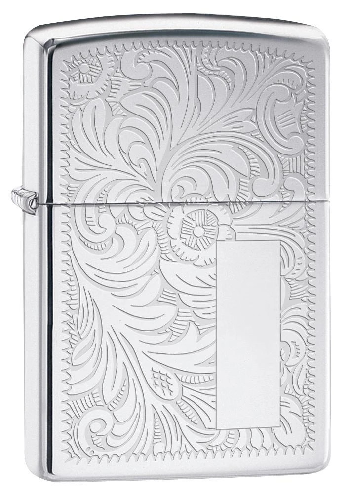 Bricheta Zippo Venetian, crom lustruit