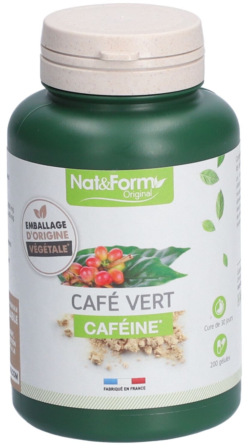 Cafea verde, 200 capsule, Nat&Form