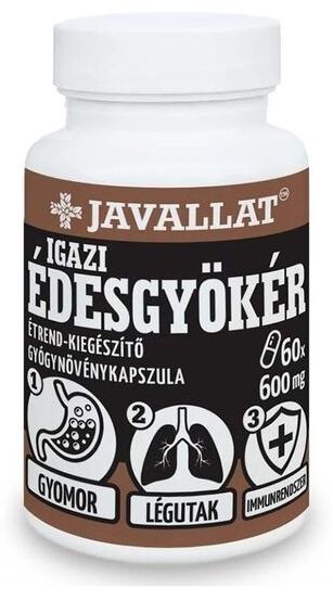 Lemn dulce, 60 capsule, Javallat