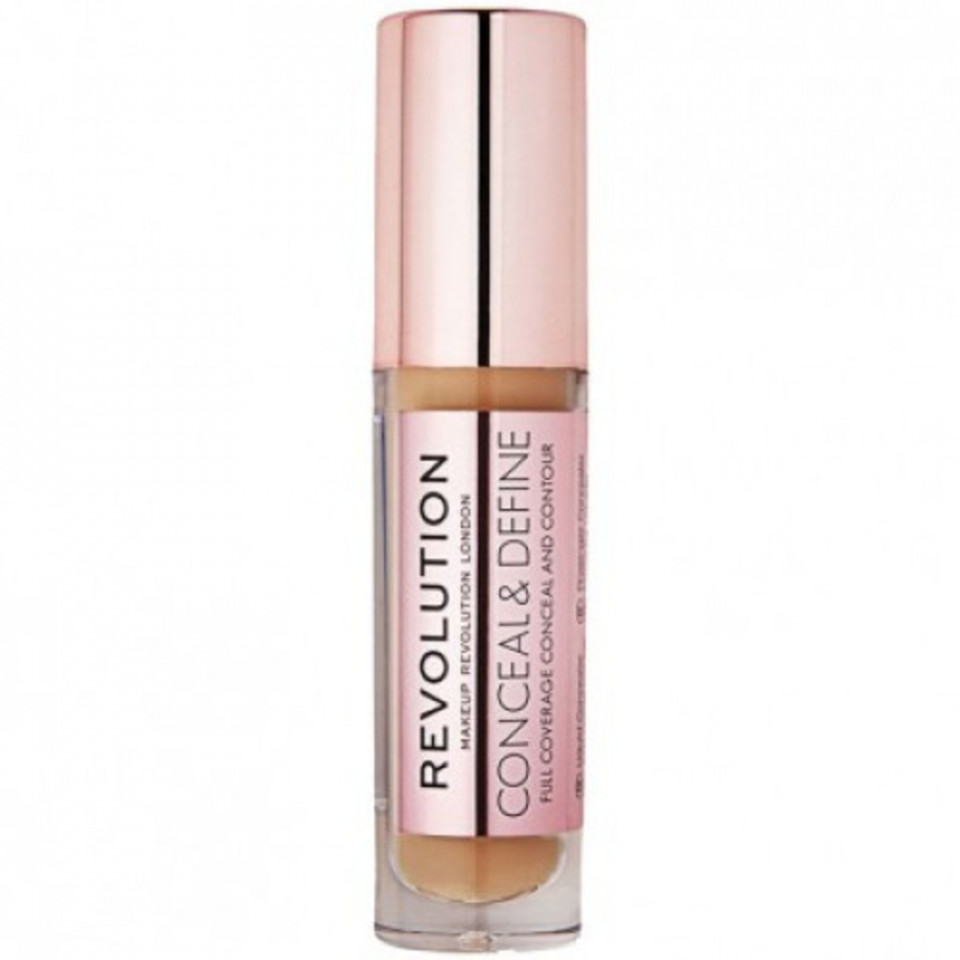 Anticearcan, Makeup Revolution Conceal & Define (Gramaj: 4 g, Concentratie: Anticearcan, Culoare produse: C12)