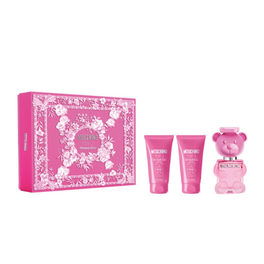 Set cadou Moschino Toy 2 Bubble Gum (Concentratie: Apa de Toaleta, Gramaj: 50 ml Apa de parfum + 50 ml Lotiune de Corp + 50 ml Gel de Dus)