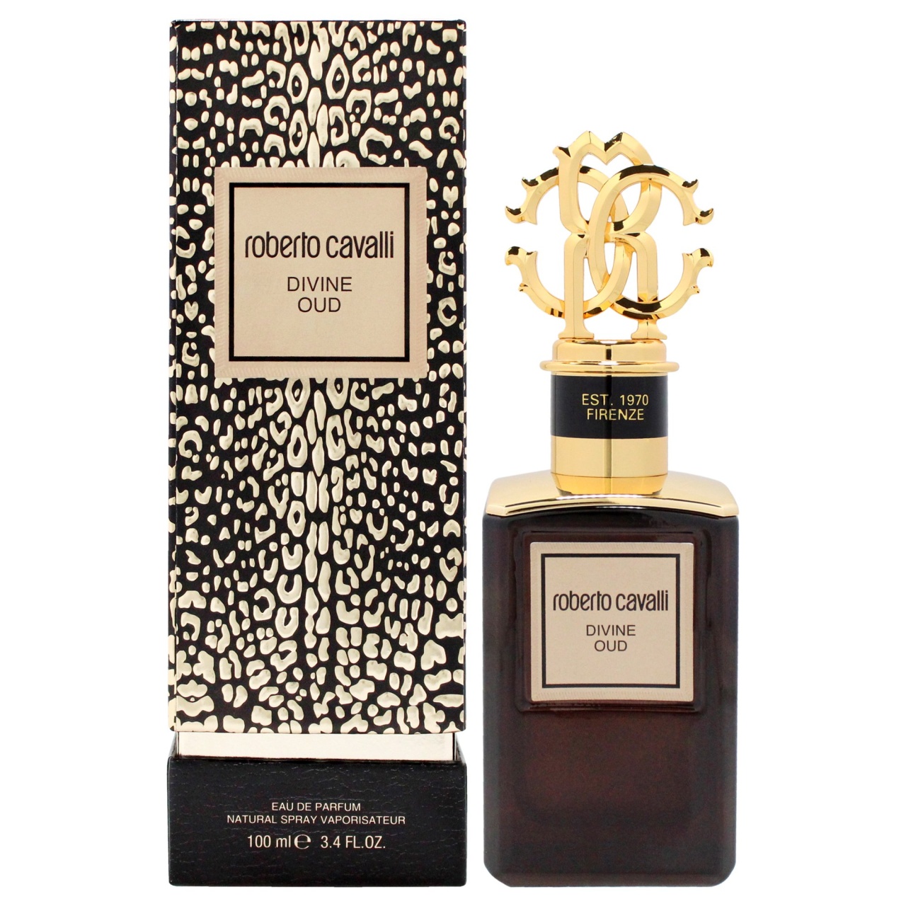 Roberto Cavalli Divine Oud, Apa de Parfum, Femei (Gramaj: 100 ml)
