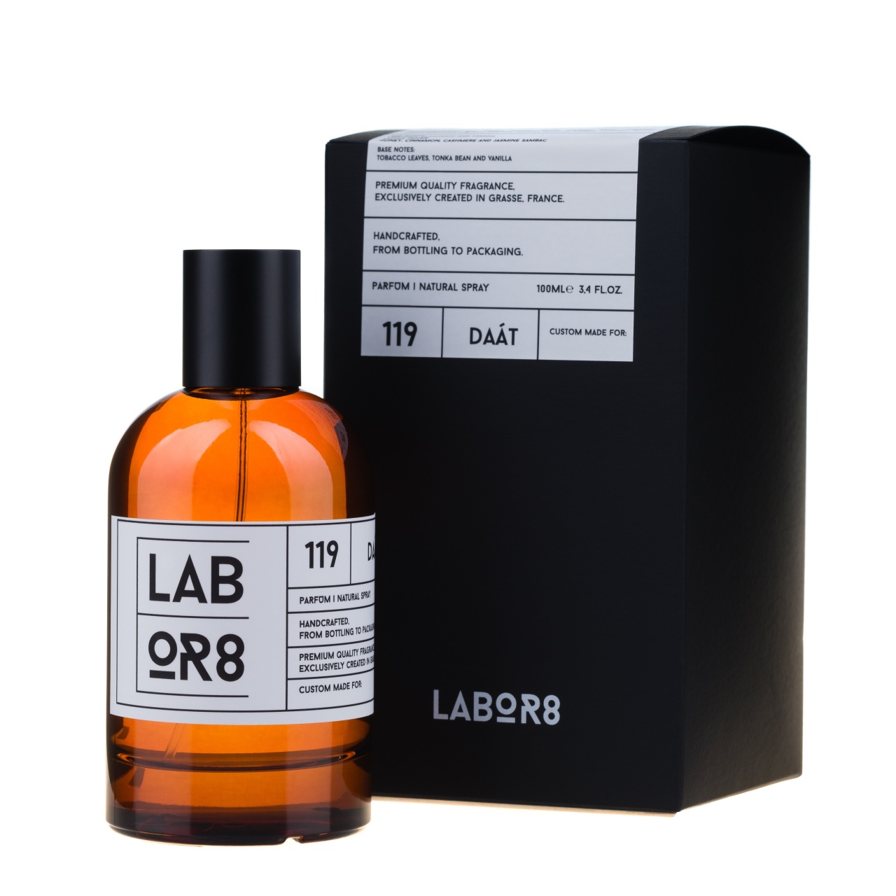 LABOR8, DA'AT 119, Apa de Parfum, Unisex (Gramaj: 100 ml)