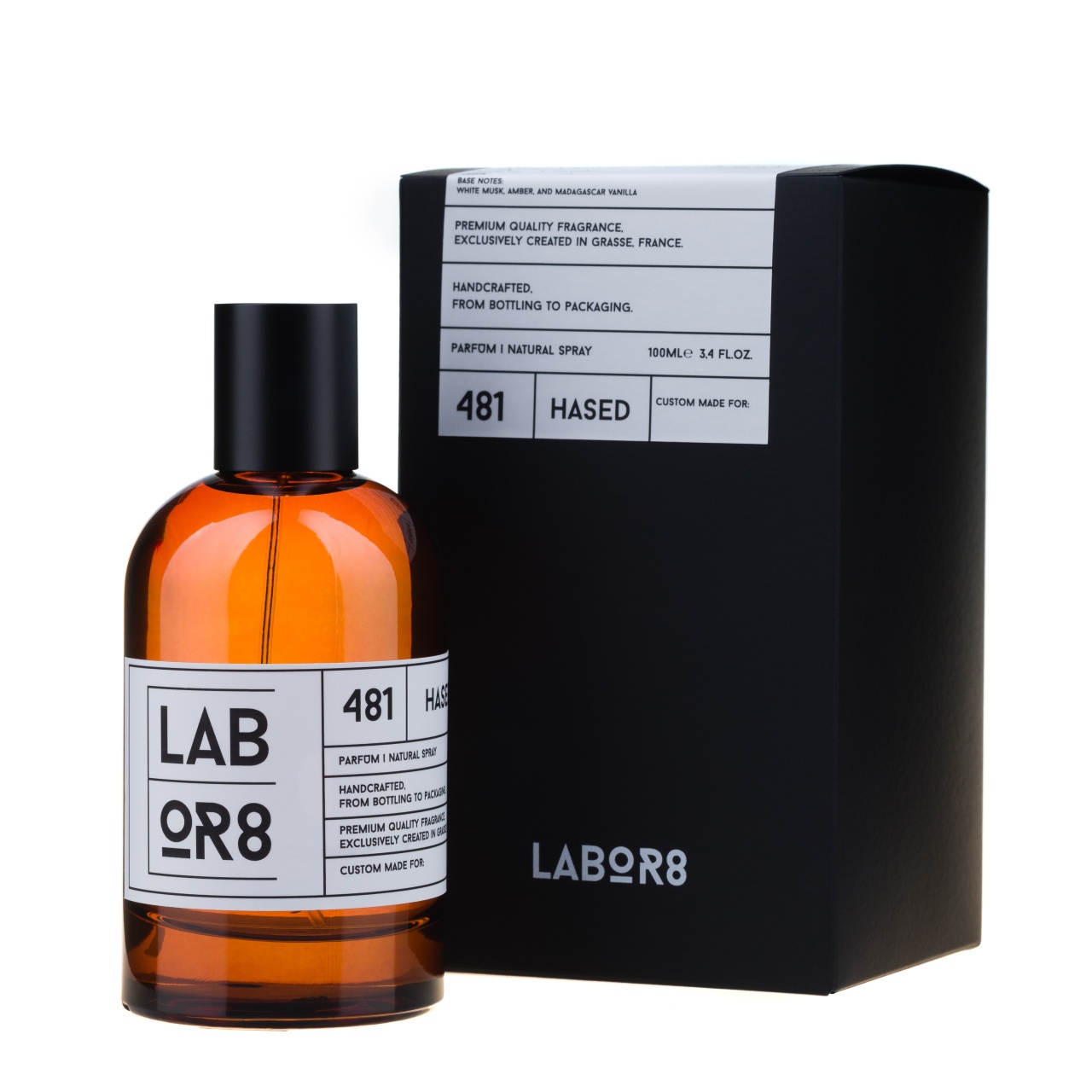 LABOR8, HASED 481, Apa de Parfum, Unisex (Gramaj: 100 ml)