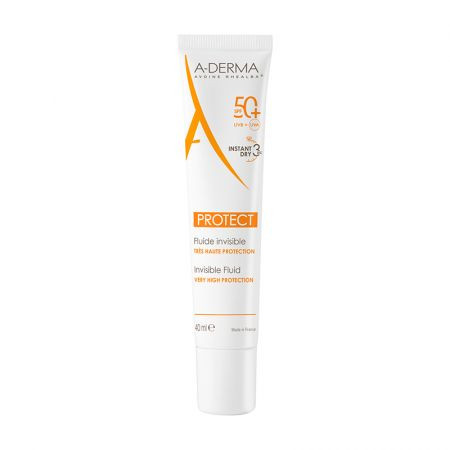 Fluid protectie solara Protect SPF 50+ A-Derma (Concentratie: Fluid Normalizant, Gramaj: 40 ml)