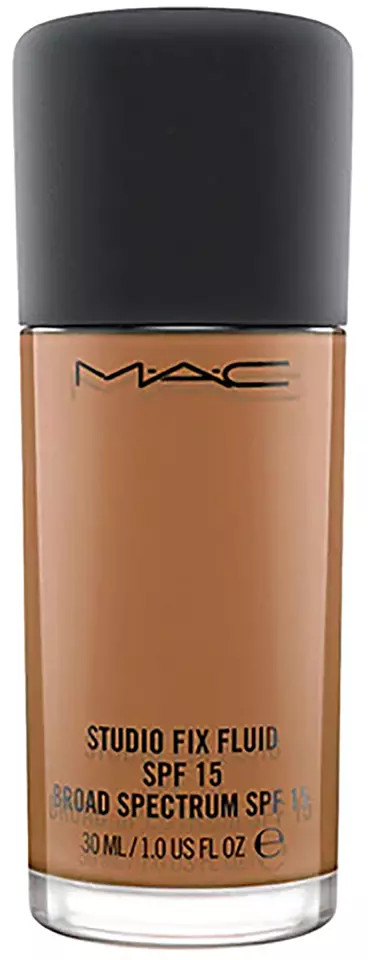Fond de ten MAC Studio Fix Fluid, SPF 15, 30 ml (Concentratie: Fond de ten, Gramaj: 30 ml, Nuanta fond de ten: Nc45.5)