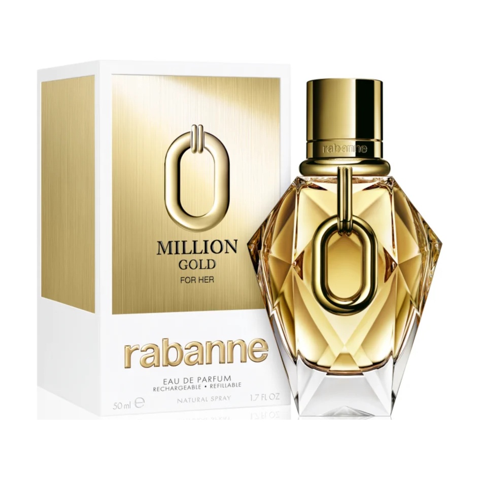 Paco Rabanne Million Gold, Apa de Parfum, Femei (Gramaj: 90 ml)