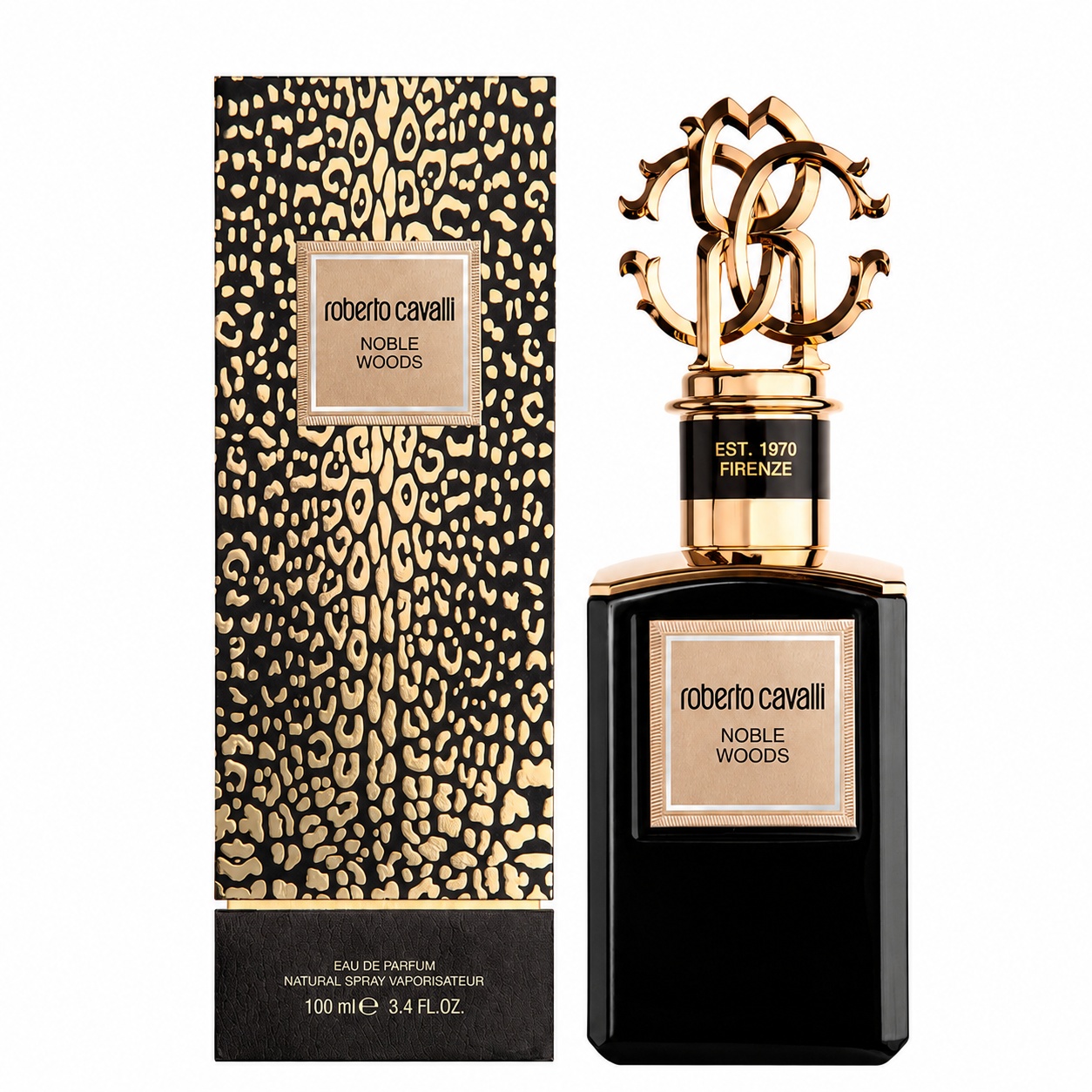 Roberto Cavalli Noble Woods, Apa de Parfum, Unisex (Gramaj: 100 ml)