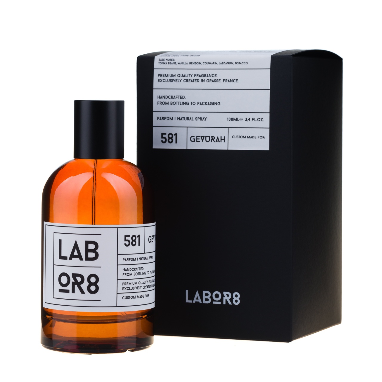 LABOR8, GEVURAH 581, Apa de Parfum, Unisex (Gramaj: 100 ml)