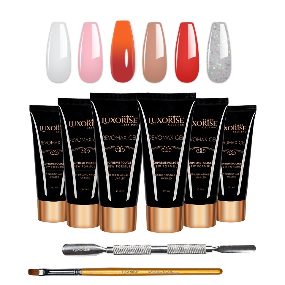 Kit Polygel REVOMAX LUXORISE Dream Sculpt + CADOU