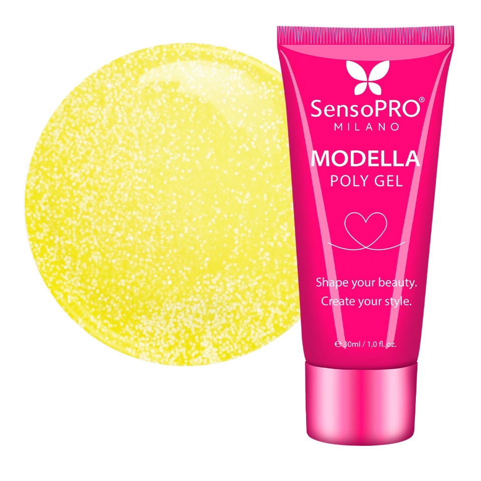 Polygel MODELLA SensoPRO Milano - Solar Glow, 30ml