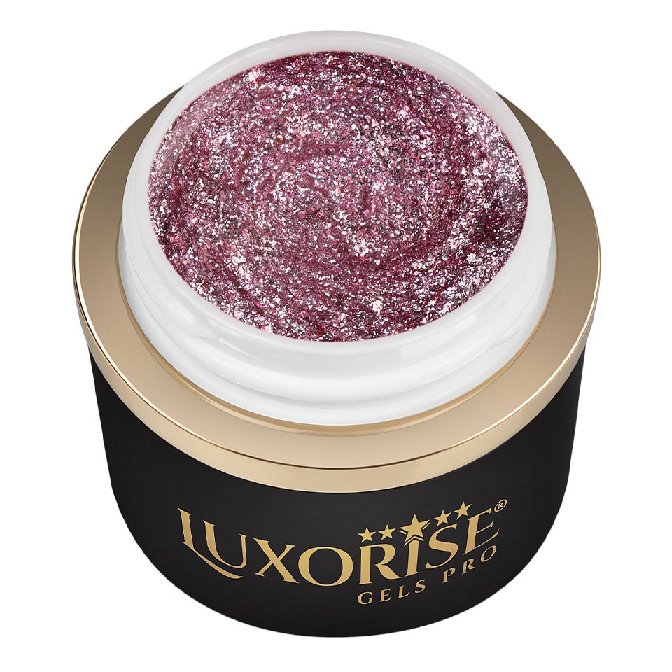 Gel Design 3D LUXORISE - Royal Glitz, Pink Steel 5ml