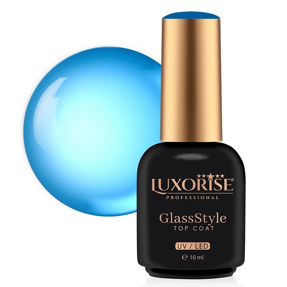 Top Coat LUXORISE GlassStyle - Blue Candy 10ml