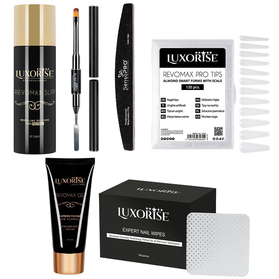 Kit Polygel LUXORISE Elite Nails fara Lampa #10