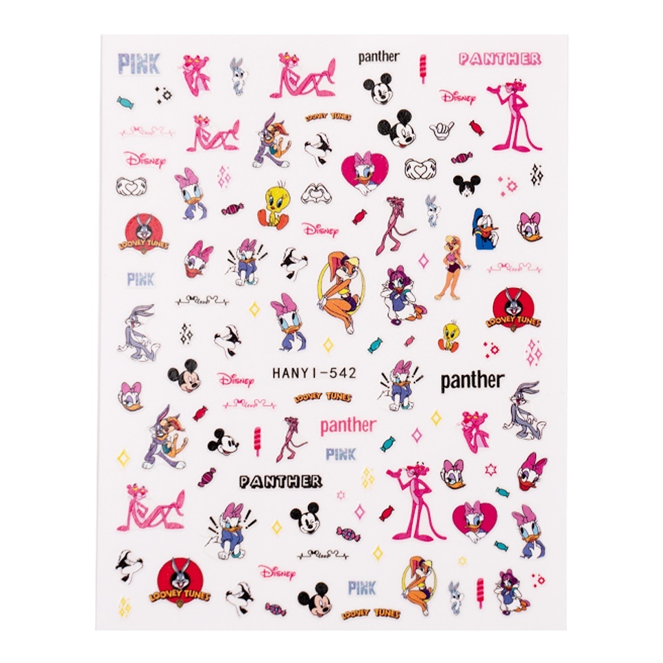 Abtibild Unghii SensoPRO Milano - Cartoon Cuties