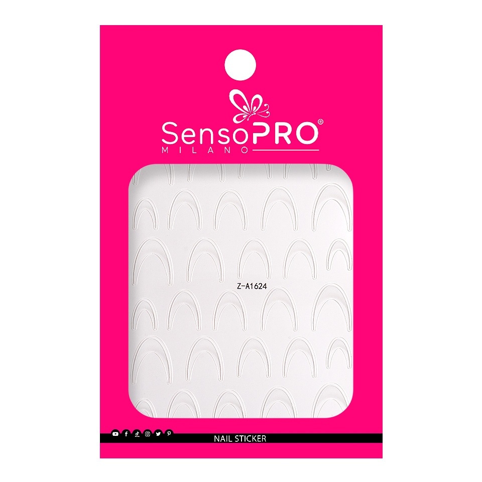 Abtibild Unghii SensoPRO Milano - French White