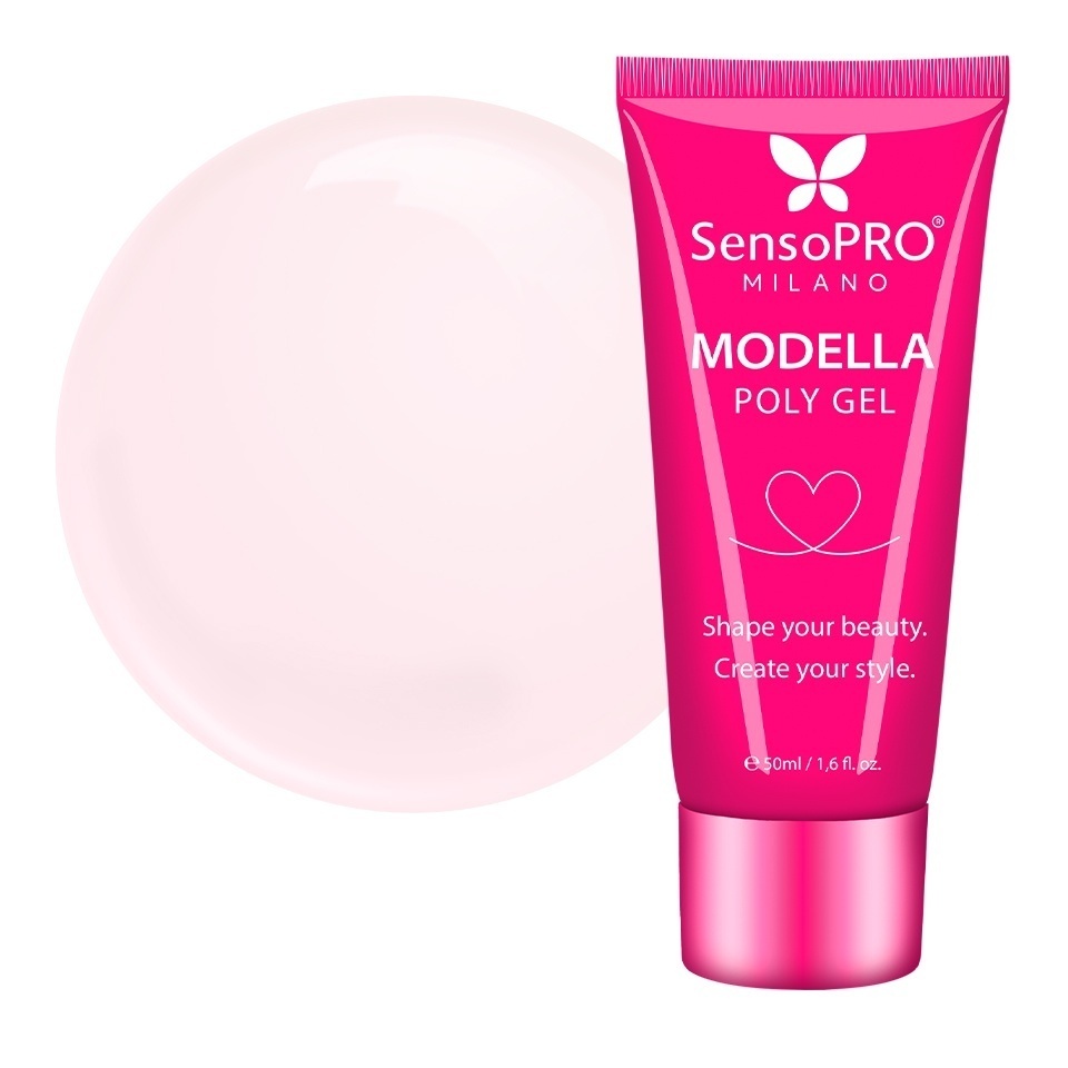 Polygel MODELLA SensoPRO Milano - Pure Blush, 50ml