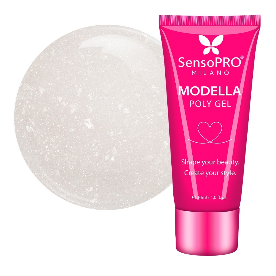 Polygel MODELLA SensoPRO Milano - Sand Gleam, 30ml