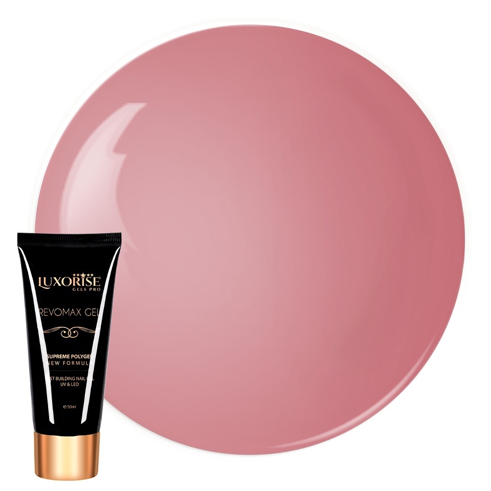 Polygel REVOMAX GEL LUXORISE Peachy Pink, 50ml