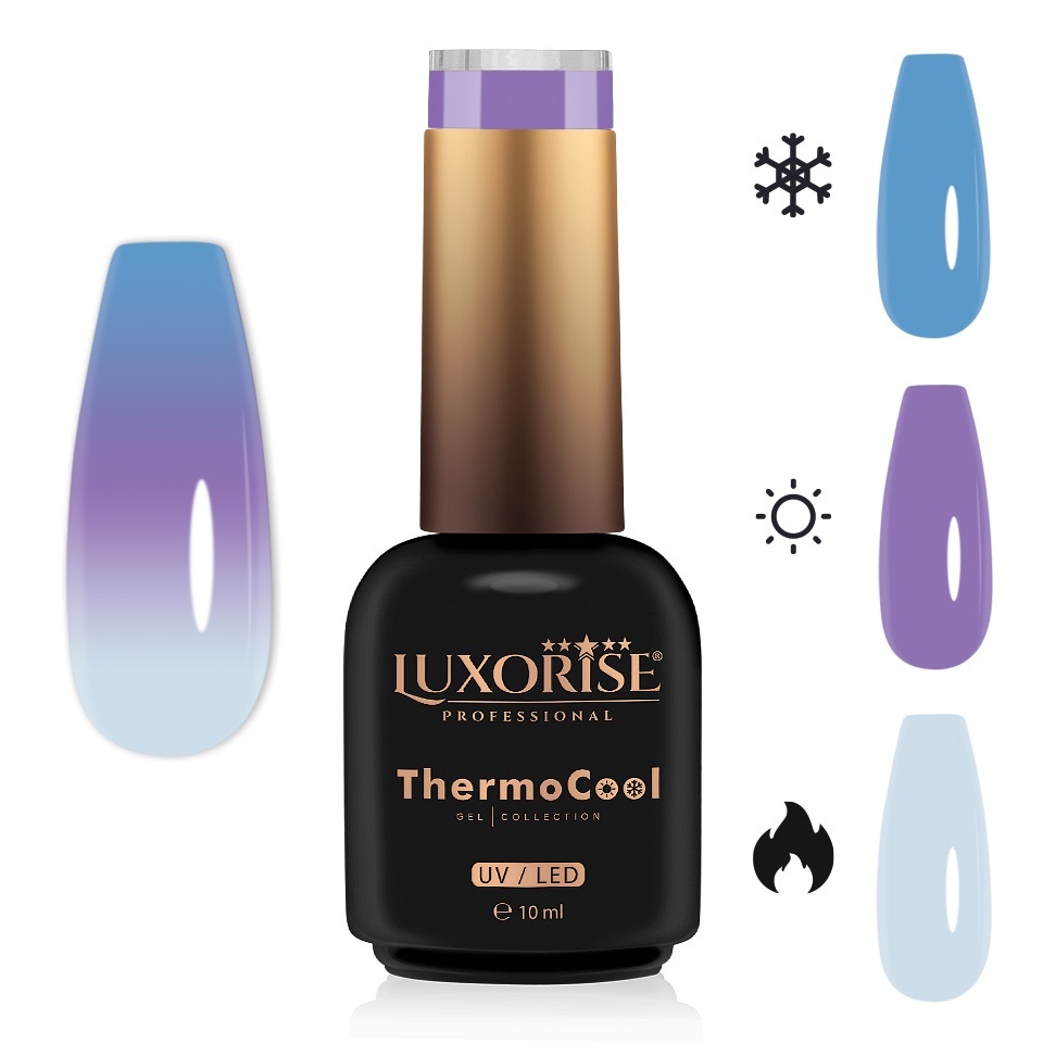 Oja Semipermanenta Termica 3 Culori LUXORISE ThermoCool - Future 10ml