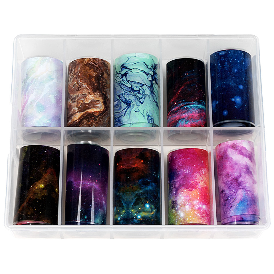 Set Folii Transfer LUXORISE #14 Cosmos, 10 buc