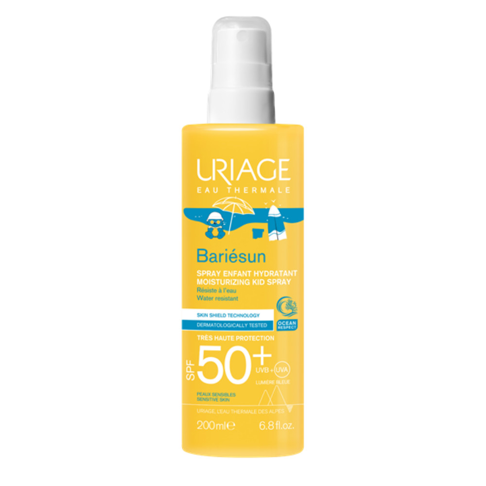 Bariesun Spray fara parfum Copii SPF50+, 200ml, Uriage