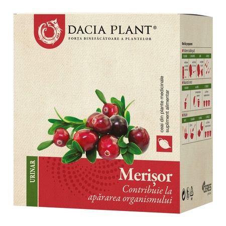 Ceai de merișor, 30 g, Dacia Plant