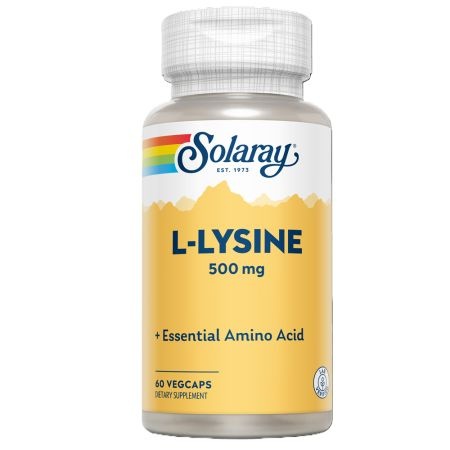 L-Lysine Solaray 500 mg, 60 tablete, Secom