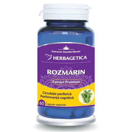 Rozmarin, 60 capsule, Herbagetica