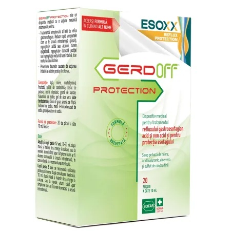 Gerdoff Esoxx Protection, 20 x 10 ml, Sofar