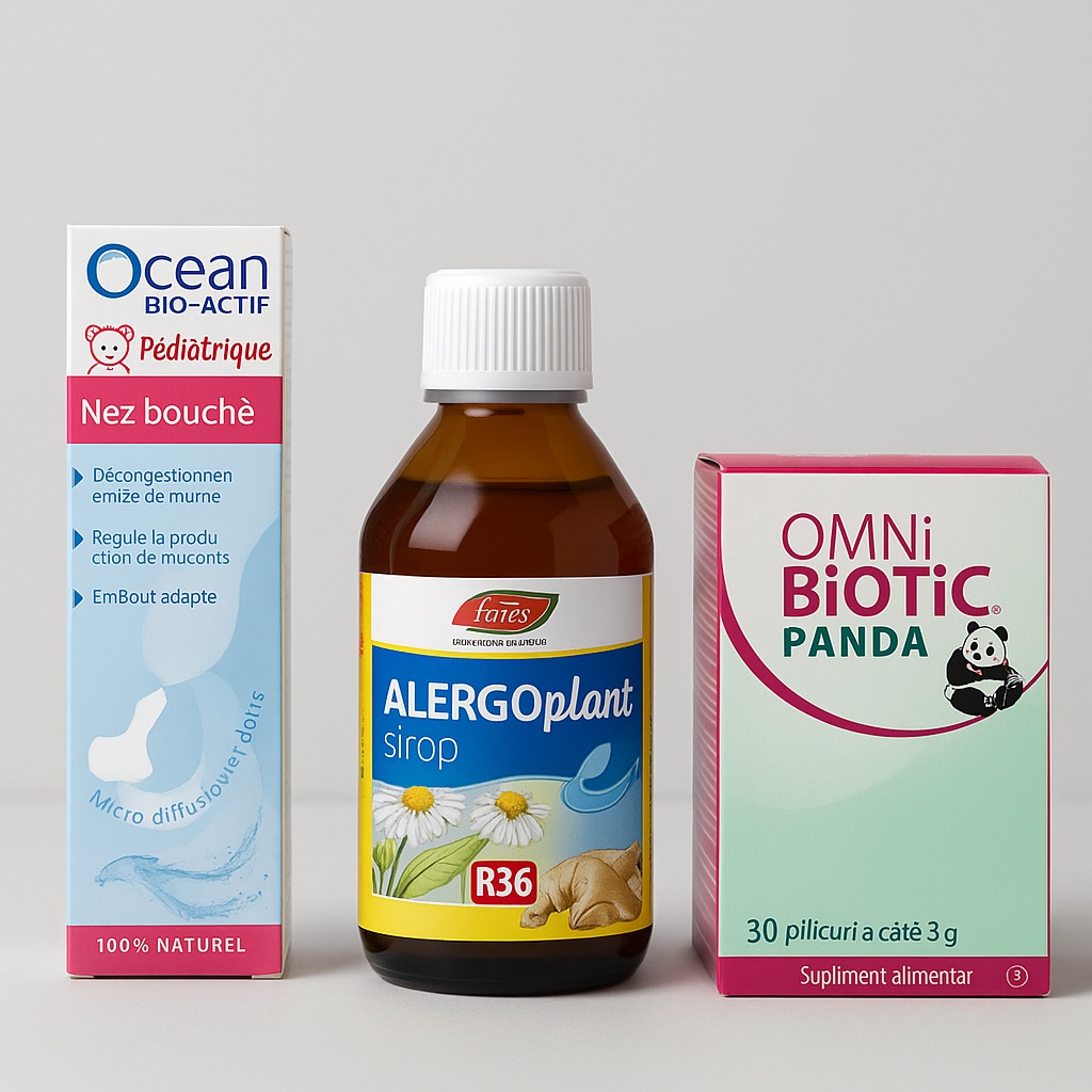 Kit complet pentru alergii la copii