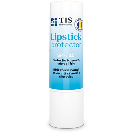 Lipstick protector SPF 15, 4 g, Tis Farmaceutic