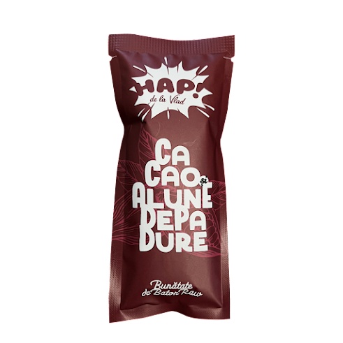 Baton raw vegan Cacao și alune, 45g HAP! de la Vlad