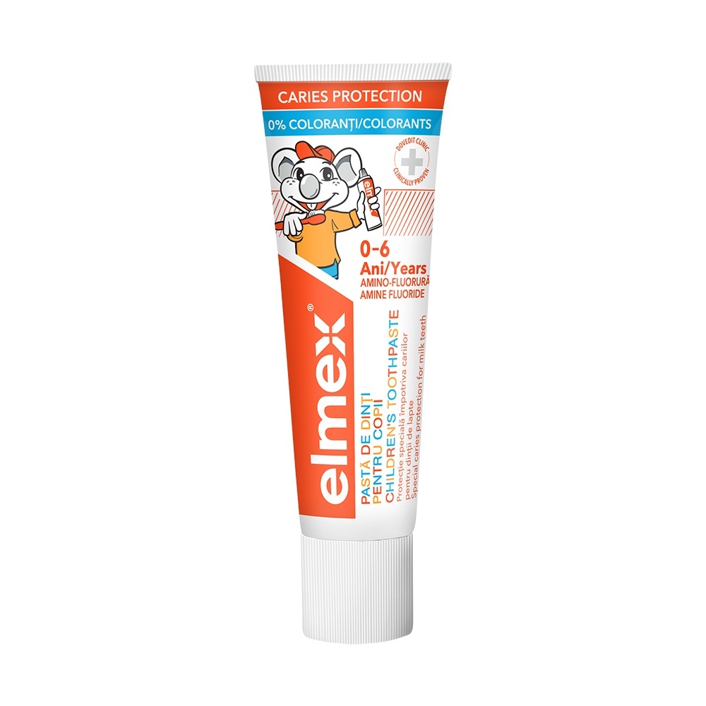 Elmex Pastă de Dinți pentru Copii 0-6 Ani, 50 ml