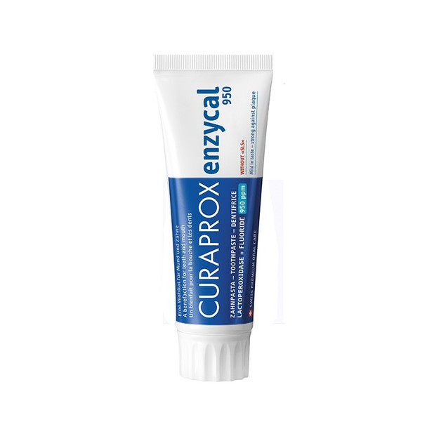 Pasta de Dinti cu Enzime si Fluor – Curaprox Enzycal 950, 75 ml