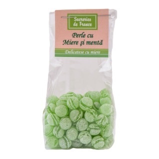 Apidava Bomboane Perle cu Miere și Mentă, 100 g