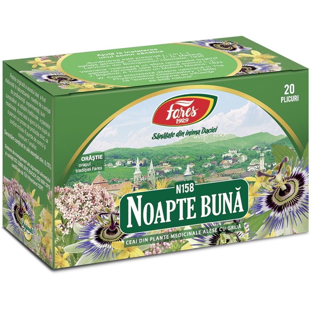 Fares Ceai Noapte Bună, 20 plicuri