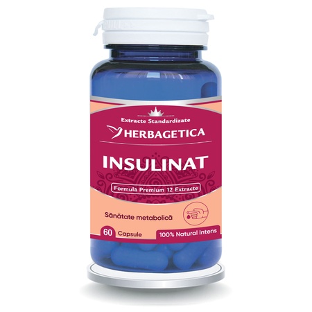 Insulinat, 60 capsule, Herbagetica