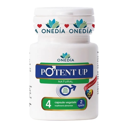 Potent Up, 4 capsule vegetale, Onedia