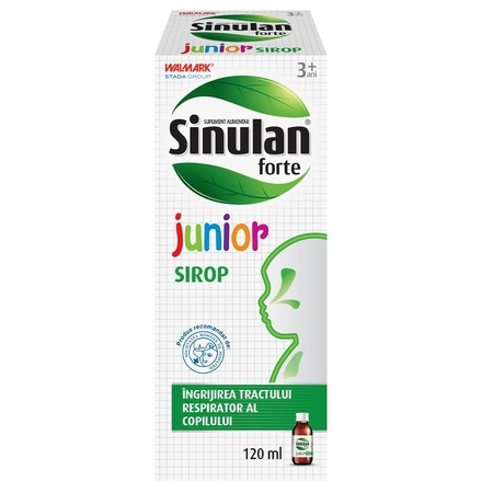 Sirop Sinulan Forte Junior, 120 ml, Walmark