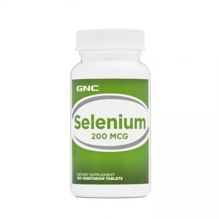 GNC Seleniu 200 mcg, 100 Tablete
