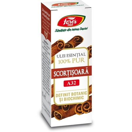 Ulei esențial de Scorțișoară A32, 10 ml, Fares