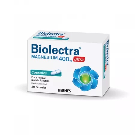 Biolectra Magnesium Ultra 400 mg, 20 capsule, Vedra