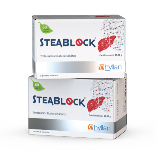 Pachet Steablock, 60 capsule + 60 capsule, Hyllan