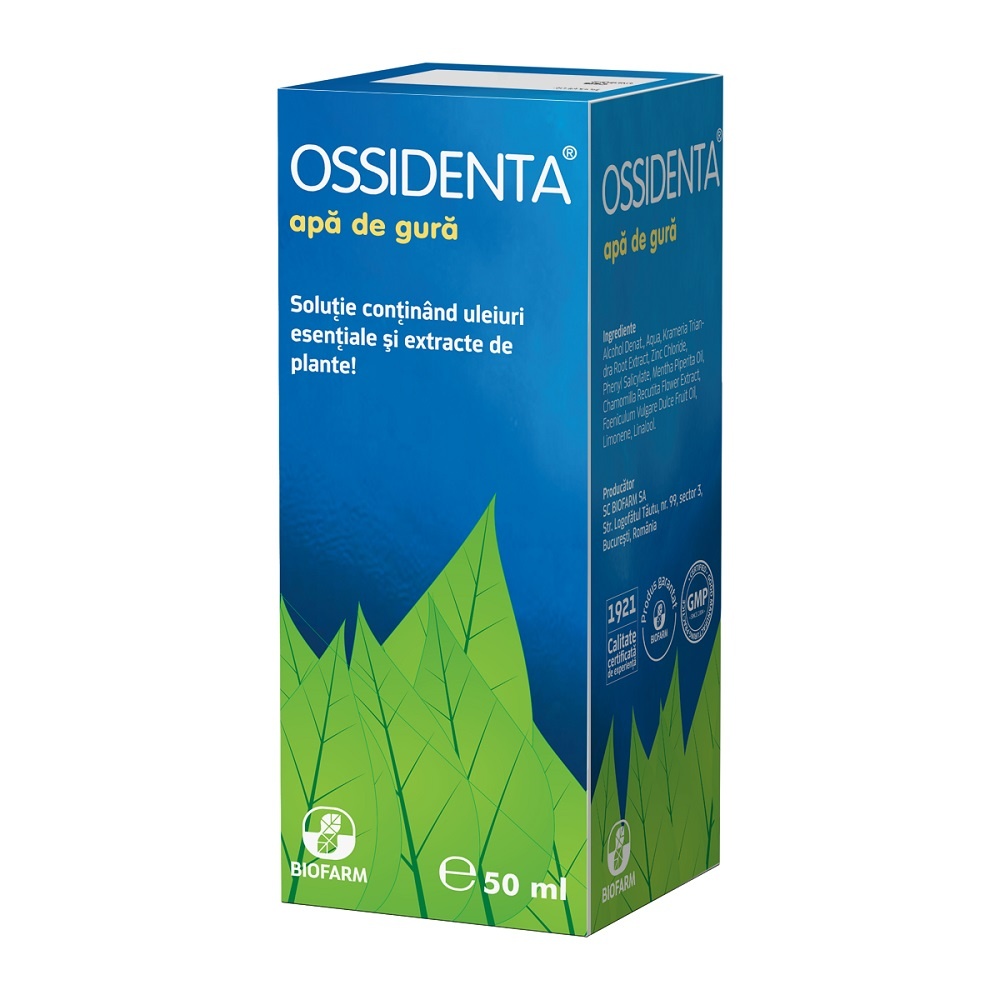 Biofarm Ossidenta Apă de Gură, 50 ml