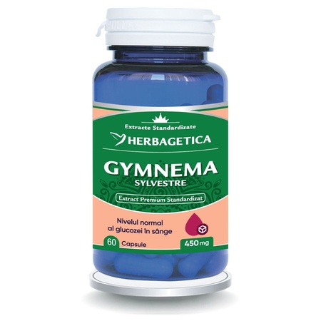 Gymnema Sylvestre, 60 capsule, Herbagetica