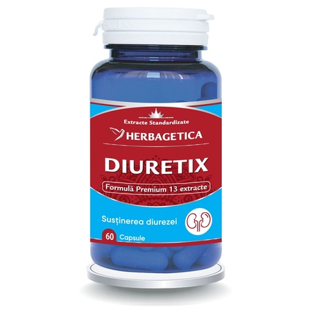 Diuretix, 60 capsule, Herbagetica