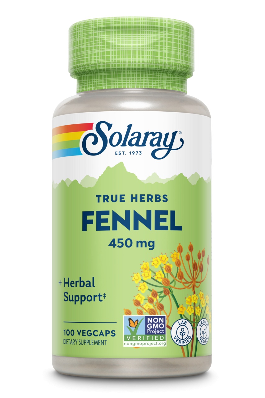 Fennel (Fenicul) 450mg 100 Capsule Vegetale, Secom