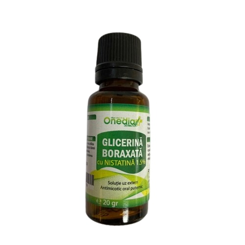 Onedia Glicerină Boraxată cu Nistatină 1,5%, 20 g